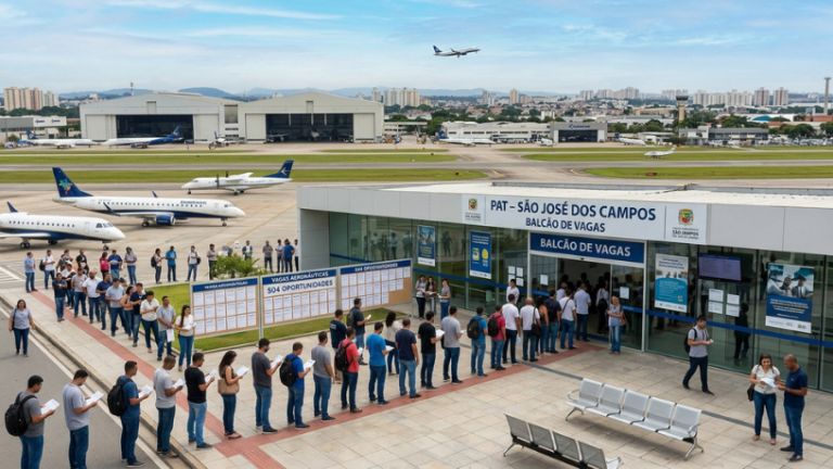 São José dos Campos tem 504 vagas no PAT e oportunidades na área aeronáutica; veja como se candidatar São José dos Campos tem 504 vagas no PAT e oportunidades na área aeronáutica; veja como se candidatar